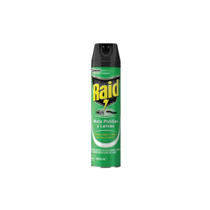 RAID AEROSOL ANTIPOLILLAS Y LARVAS X 360ML