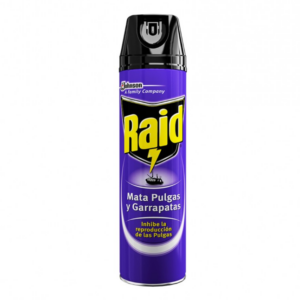 RAID AEROSOL PULGAS Y GARRAPATAS X 360ML