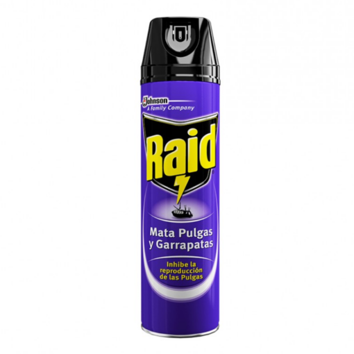 RAID AEROSOL PULGAS Y GARRAPATAS X 360ML
