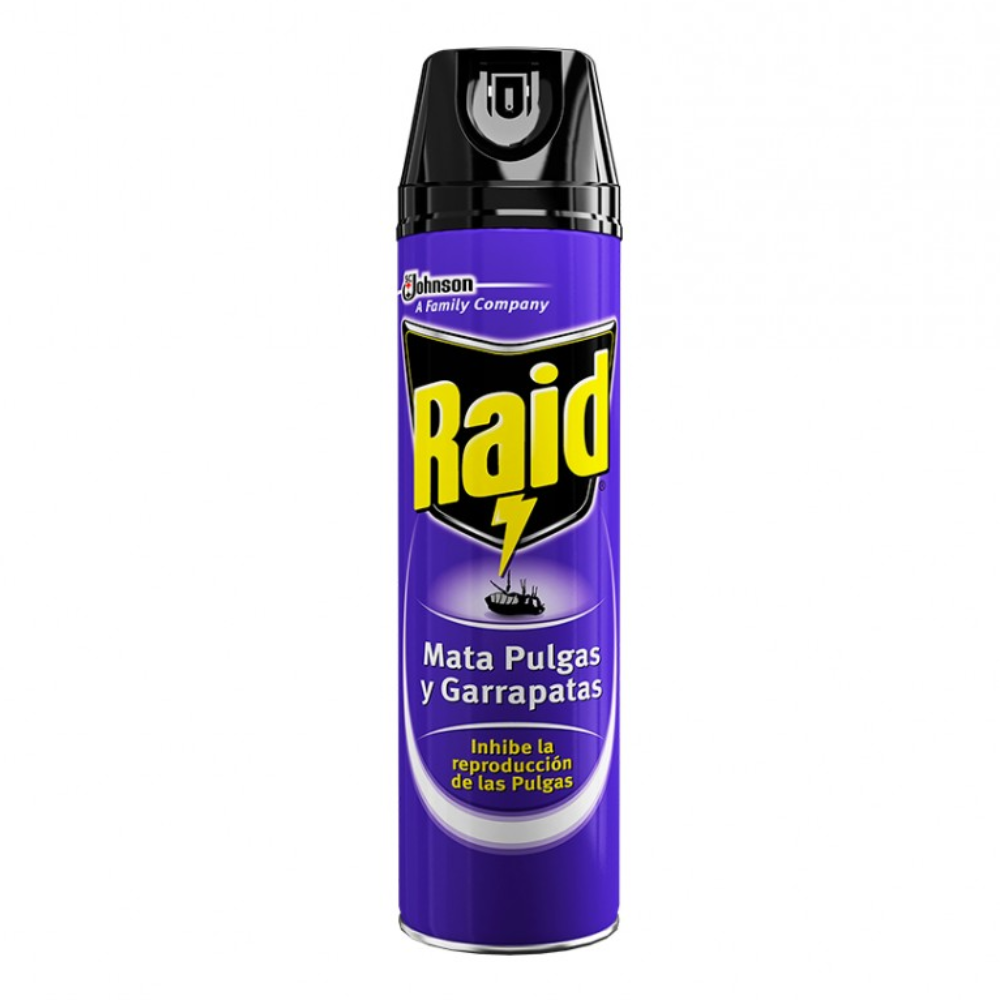 RAID AEROSOL PULGAS Y GARRAPATAS X 360ML