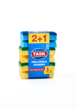 TASK PACK ESPONJA SALVA UÑAS 2+1