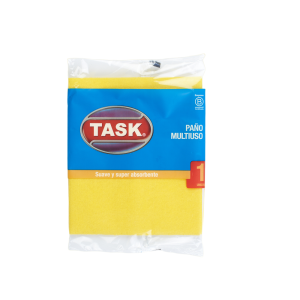 TASK PAÑO MULTIUSO AMARILLO X 1UNIDAD