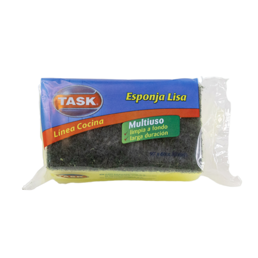 TASK FIBRA ESPONJA LISA ECONOMICA X 1UNIDAD
