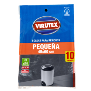 VIRUTEX BOLSA PLANA PEQUEÑA 45X60X10 UNIDADES