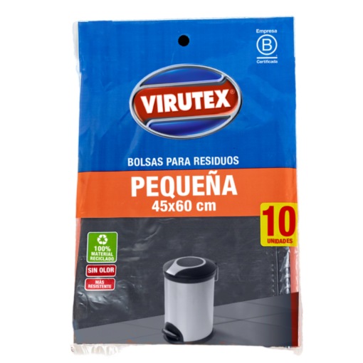 VIRUTEX BOLSA PLANA PEQUEÑA 45X60X10 UNIDADES