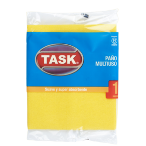 TASK PAÑO MULTIUSO AMARILLO X 1UNIDAD