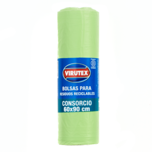 VIRUTEX BOLSA ROLLO VERDE CONSORCIO 60X90X10 UNIDADES