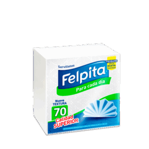 FELPITA BULTO SERVILLETA BLANCA 24X70UNID 32X30CM