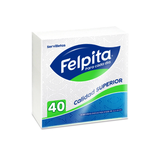 FELPITA BULTO SERVILLETA BLANCA 24X70UNID 32X30CM