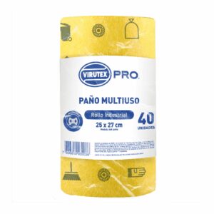 VIRUTEX PRO ROLLO PAÑO MULTIUSO X 40 UNIDADES