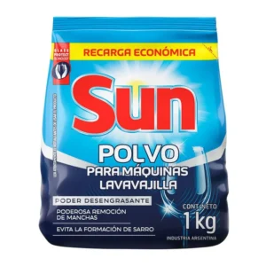 SUN POLVO MÁQUINA LAVAVAJILLA PAQUETE X 1KG