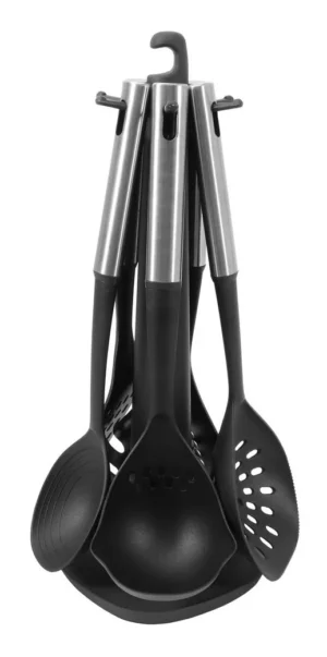 ILKO SET 6 UTENSILIOS C/BASE SILVER INDUSTRIAL