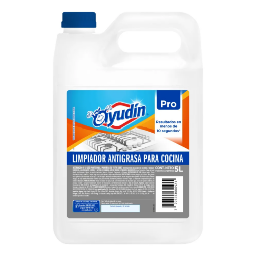 AYUDÍN LIMPIADOR ANTIGRASA X 5 LT.