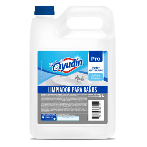 AYUDÍN LIMPIADOR BAÑOS X 5 LT.