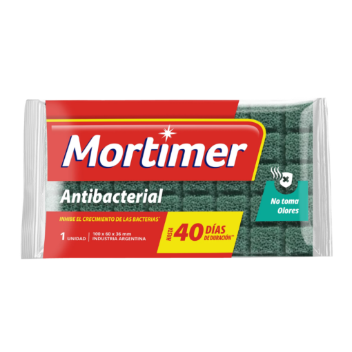 MORTIMER ESPONJA  ANTIBACTERIAL X1