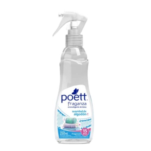 POETT AROMATIZANTE DE TELA SUAVIDAD ALGODON X 250 ML