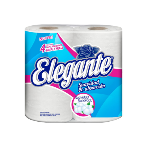 ELEGANTE PAPEL HIGIENICO .S/H 12X4X30 MT.