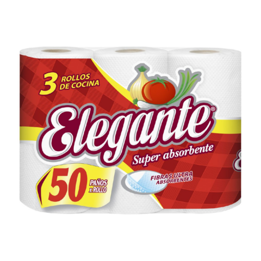 ELEGANTE ROLLO COCINA PRECORTE. 8X3X50 PAÑOS